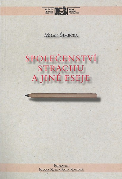 Společenství strachu a jiné eseje