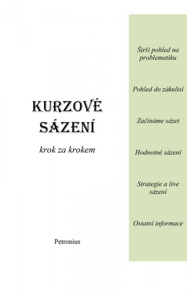 Kurzové sázení krok za krokem