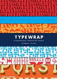 Typographic Gift Wrapping Pape