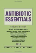 Antibiotic Essentials 2013