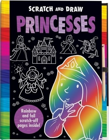 Vyškrabovacia kniha - Princezné
