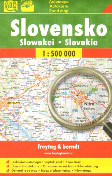 Slovensko 1:500 000 (cestujeme bez brýlí)