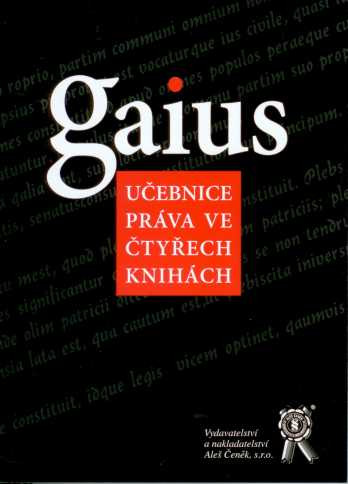 Gaius, učebnice práva ve čtyřech knihách