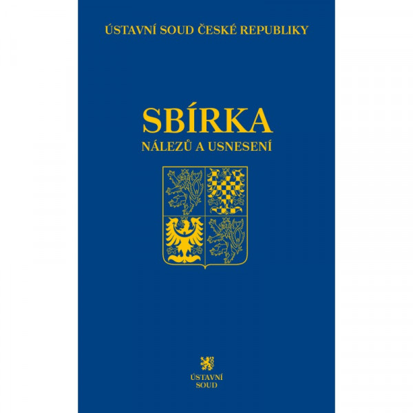 Sbírka nálezů a usnesení ÚS ČR, svazek 73 (vč. CD) Sbírka nálezů a usnesení ÚS ČR, svazek 73 (vč. CD)