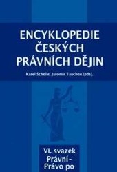 Encyklopedie českých právních dějin, VI. svazek Právní-Právo po