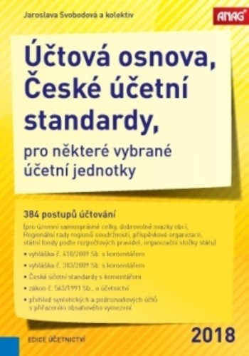 Účtová osnova, České účetní standardy pro některé vybrané účetní jednotky 2018 - 384 postupů účtování