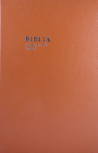 Biblia (veľký formát v koži, so zlatorezom)