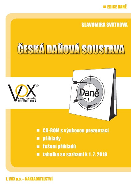 Česká daňová soustava 2019 + CD