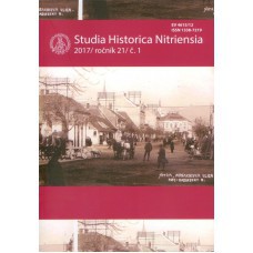 Studia Historica Nitriensia 2017/1