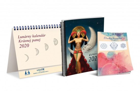 K-Lunárny kalendár Krásnej panej 2020 - s publikáciou