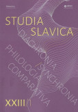 Studia Slavica XXIII/1