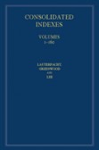 International Law Reports, Consolidated Index 3 Volume Hardback Set