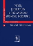 Výber judikatúry k Občianskemu súdnemu poriadku Výber judikatúry k Občianskemu súdnemu poriadku