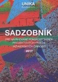 Sadzobník pre navrhovanie ponukových cien projektových prác a inžinierskych činností 2017 Sadzobník pre navrhovanie ponukových cien projektových prác a inžinierskych činností 2017
