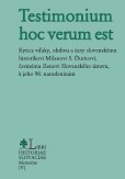 Testimonium hoc verum est Testimonium hoc verum est