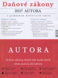 Daňové zákony 2017 autora Daňové zákony 2017 autora