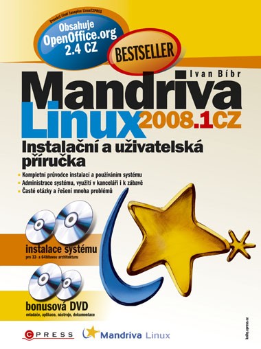 Mandriva Linux 2008.1 CZ + 4 DVD Mandriva Linux 2008.1 CZ + 4 DVD