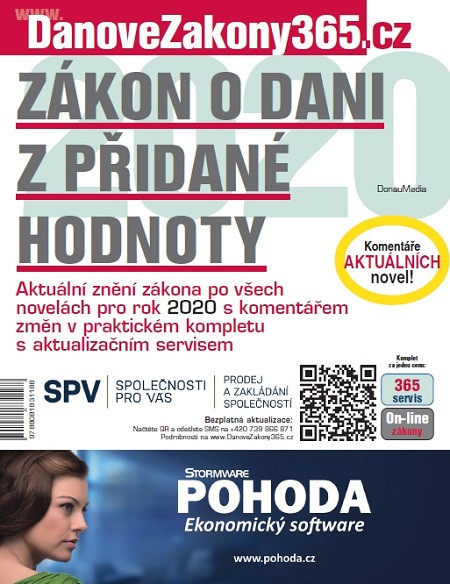 Daň z přidané hodnoty 2020 s komentářem změn Daň z přidané hodnoty 2020 s komentářem změn