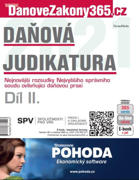 Daňová judikatura (II.) Daňová judikatura (II.)