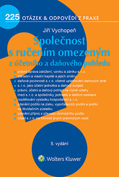 Společnost s ručením omezeným z účetního a daňového pohledu - 5. vydání Společnost s ručením omezeným z účetního a daňového pohledu - 5. vydání