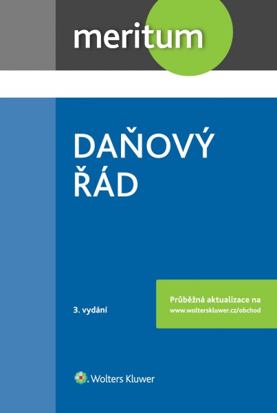 Meritum Daňový řád Meritum Daňový řád