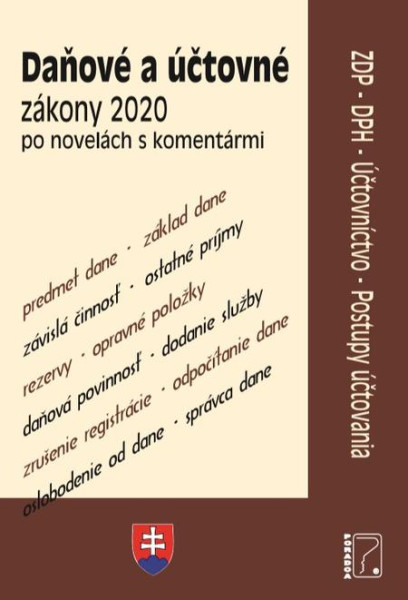 Daňové zákony 2020 s komentárom Daňové zákony 2020 s komentárom