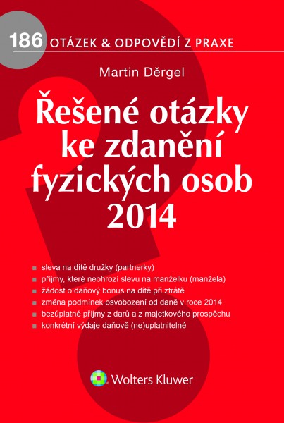 Řešené otázky ke zdanění fyzických osob 2014