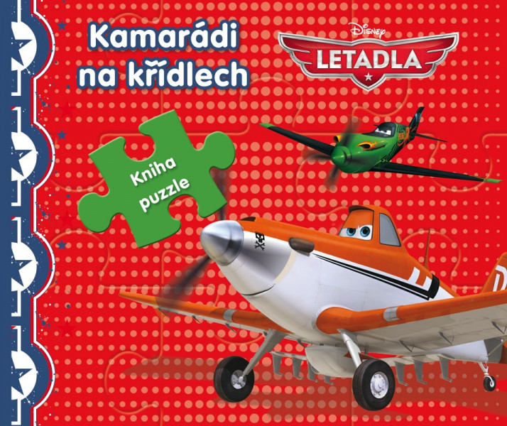 Letadla - Kniha puzzle - Poskládej si pohádku