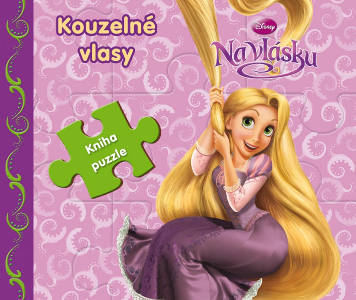 Na vlásku - Kouzelné vlasy - Kniha puzzle