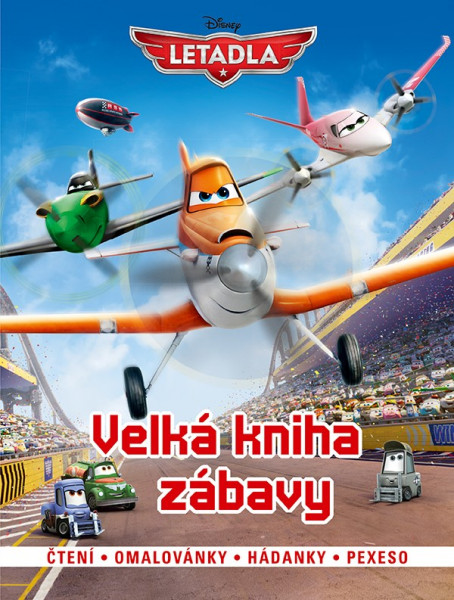 Letadla - Velká kniha zábavy - čtení, omalovánky, hádanky, pexexo Letadla - Velká kniha zábavy - čtení, omalovánky, hádanky, pexexo