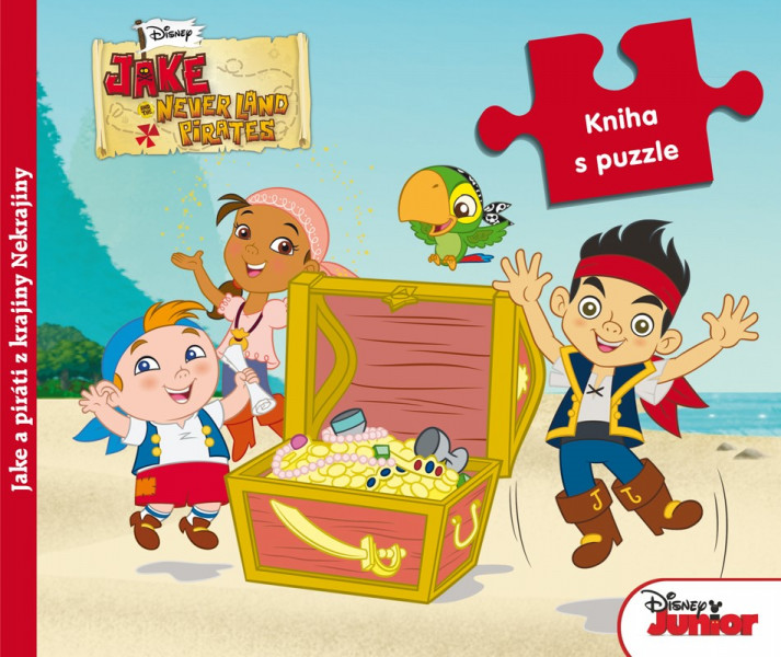 Jake a piráti z krajiny Nehrajiny - Kniha s puzzle