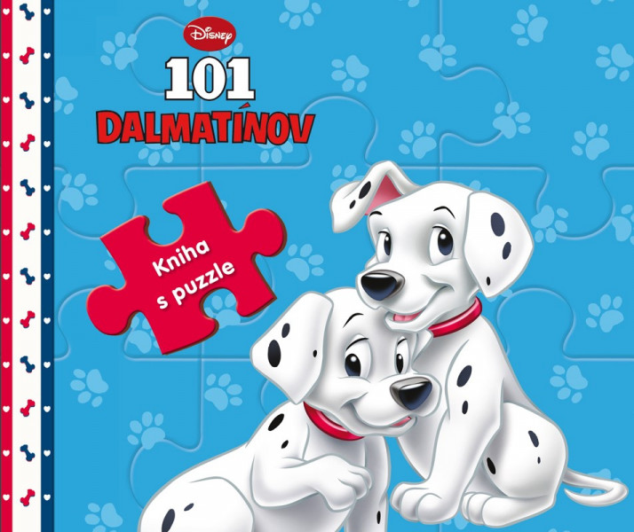 101 Dalmatiínov - Kniha s puzzle