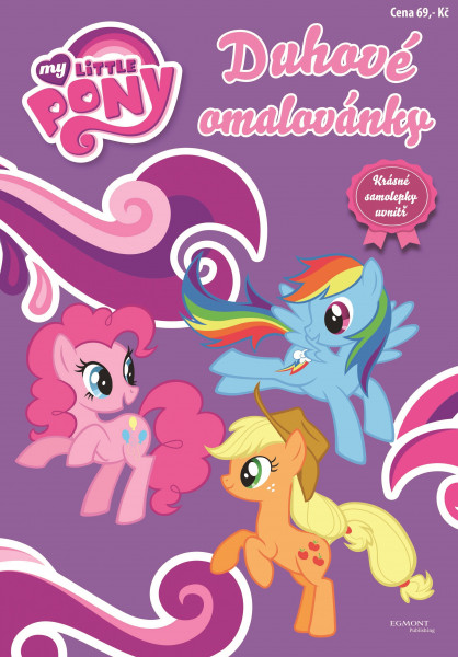 My Little Pony - Duhové omalovánky - Krásné samolepky uvnitř My Little Pony - Duhové omalovánky - Krásné samolepky uvnitř
