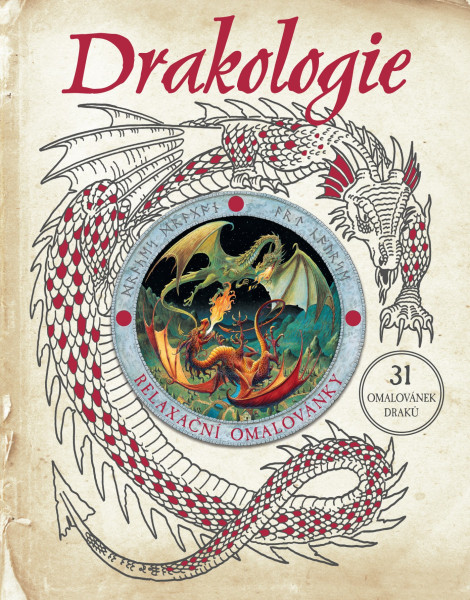 Drakologie - relaxační omalovánky Drakologie - relaxační omalovánky