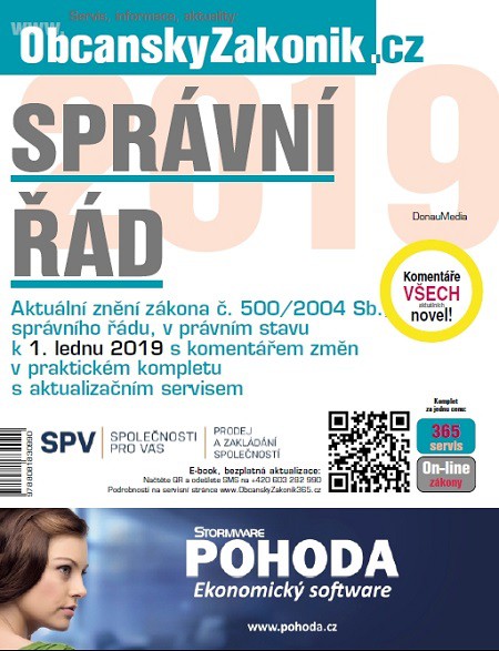 Správní řád 2019 s komentářem změn