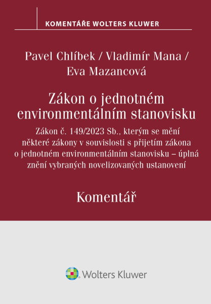 Zákon o jednotném environmentálním stanovisku. Komentář