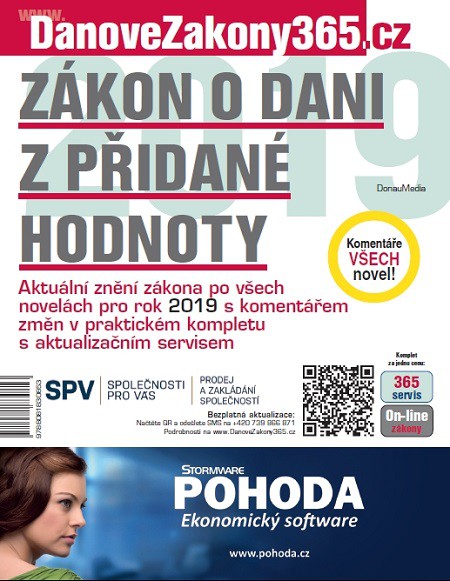 Daň z přidané hodnoty 2019 s komentářem změn Daň z přidané hodnoty 2019 s komentářem změn