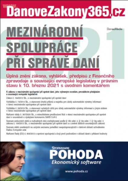 Mezinárodní spolupráce při správě daní Mezinárodní spolupráce při správě daní