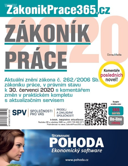 Zákoník práce 2020 s komentářem změn Zákoník práce 2020 s komentářem změn