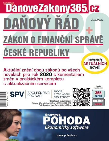 Daňový řád / Zákon o Finanční správě ČR 2020 s komentářem změn Daňový řád / Zákon o Finanční správě ČR 2020 s komentářem změn