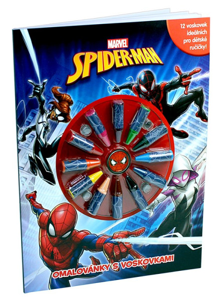 Spider-Man - Omalovánky s voskovkami Spider-Man - Omalovánky s voskovkami