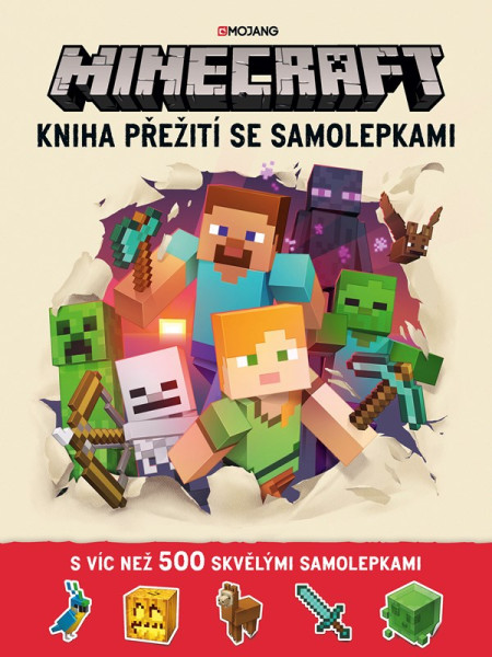 Minecraft - Kniha přežití se samolepkami Minecraft - Kniha přežití se samolepkami
