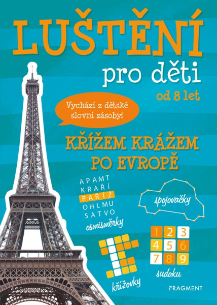 Luštění pro děti - Křížem krážem po Evropě Luštění pro děti - Křížem krážem po Evropě