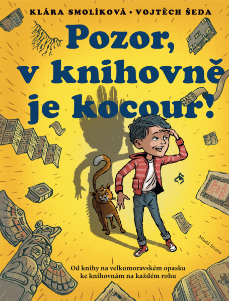 Pozor, v knihovně je kocour