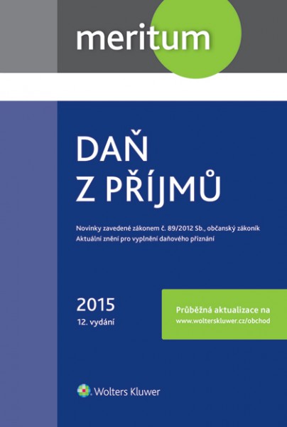 Daň z příjmů 2015 Daň z příjmů 2015