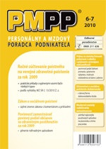 PMPP 6-7/2010 Ročné zúčtovanie poistného na verejné zdravotné poistenie za rok 2009