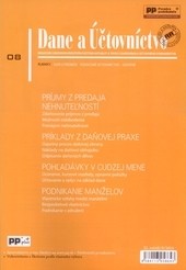 Dane a účtovníctvo 8/2014 Dane a účtovníctvo 8/2014