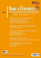 Dane a účtovníctvo 9-2015 Dane a účtovníctvo 9-2015