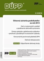 Daňový a účtovný poradca podnikateľa 2,3-2016 Daňový a účtovný poradca podnikateľa 2,3-2016