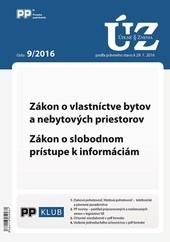 Úplne znenia zákonov 9-2016 Úplne znenia zákonov 9-2016